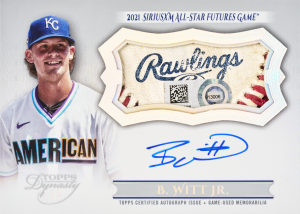 Bobby Witt Jr Special Event Baseball Autograph Card – 2024 Topps Dynasty Baseball