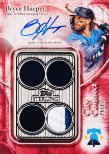Bryce Harper Sterling Connection Autograph Card – 2025 Topps Sterling Baseball