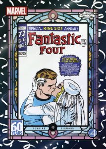 Fantastic Four Comic Cover Card – 2025 Topps Marvel Comics Chrome