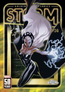 Golden Aniversaries Storm Card – 2025 Topps Marvel Comics Chrome