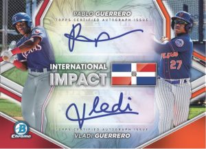 International Impact Dual Autograph Card – 2024 Bowman Chrome Baseball
