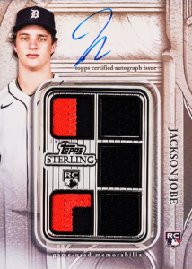 Jackson Jobe Sterling Debuts Autograph Silver Card – 2025 Topps Sterling Baseball