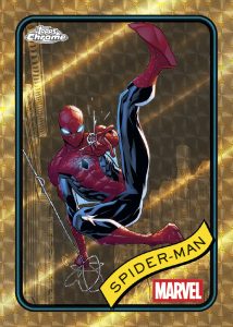 Spiderman Superfractor Card – 2025 Topps Marvel Comics Chrome