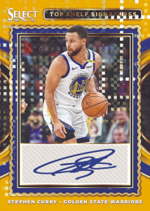 Stephen Curry Top Shelf Signatures Gold Card – 2024-25 Panini Select H2 Basketball