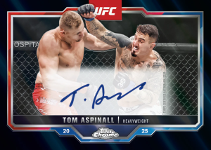 Tom Aspinal Autograph Black Card – 2025 Topps Chrome UFC