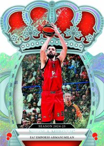 2024 25 Panini Crown Royale Turkish Airlines EuroLeague Trading Card Box Base Royalty Mirotic Card – 2024-25 Panini Crown Royale Turkish Airlines EuroLeague Trading Card Box