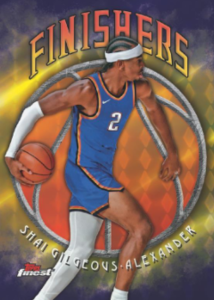 2024 25 Topps Finest Basketball Insert Finishers Shai Gilgeous Alexander Card – 2024-25 Topps Finest Basketball