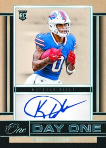 2024 Panini ONE Football Autograph Day One Keon Coleman Card –