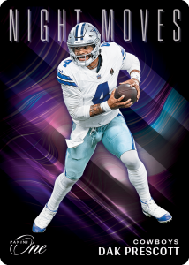 2024 Panini ONE Football Insert Night Moves Dak Prescott Card –