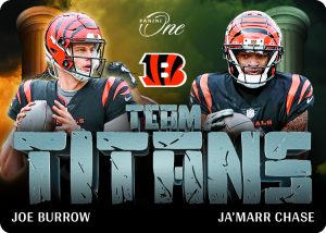 2024 Panini ONE Football Insert Team Titans Bengals Card –