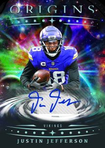 2025 Panini Origins NFL Trading Card Box Autograph Justin Jefferson Card – 2025 Panini Origins NFL Trading Card Box