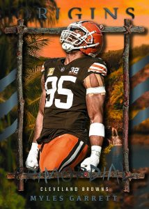 2025 Panini Origins NFL Trading Card Box Insert Primordial Myles Garrett Card – 2025 Panini Origins NFL Trading Card Box