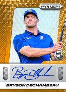 2025 Panini Prizm LIV Golf Autograph Gold Bryson DeChambeau Card – 2025 Panini Prizm LIV Golf