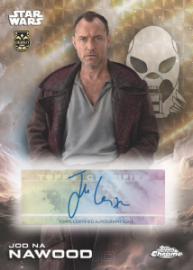 2025 Topps Chrome Star Wars Autograph Superfractor Jod Na Nawood Card – 2025 Topps Chrome Star Wars
