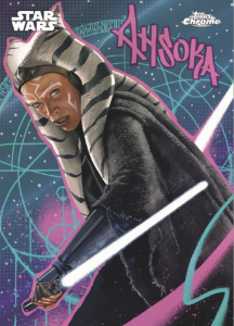 2025 Topps Chrome Star Wars Insert Galactic Graffiti Ahsoka Card – 2025 Topps Chrome Star Wars