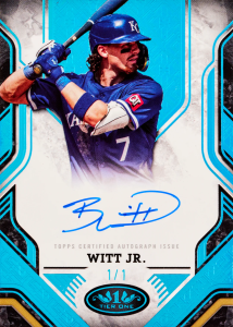 Bobby Witt Jr Autograph Card – 2025 Topps Tier One Baseball