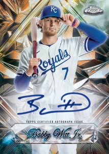 Bobby Witt Jr Sapphire Selections Autograph Card –
