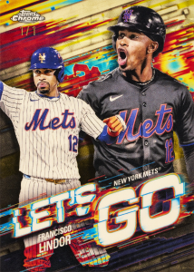 Francisco Lindor Let's Go Superfractor Card – 2025 Topps Finest Baseball