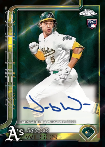 Jacob Wilson Autograph Rookie Black Card –