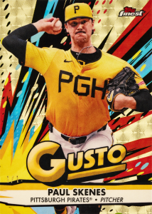 Paul Skenes Gusto Superfractor Card – 2025 Topps Finest Baseball