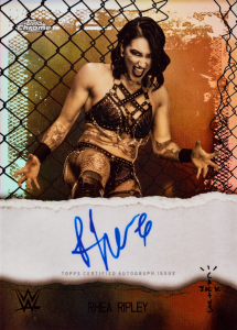Rhea Ripley Autograph Card – 2025 Topps Chrome WWE Cactus Jack