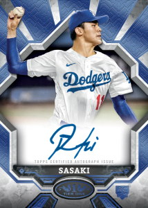 Roki Sasaki Rookie Autograph Card – 2025 Topps Tier One Baseball