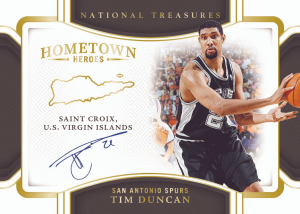 Tim Duncan Hometown Heroes Card – 2024-25 National Treasures Basketball