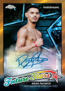 2024 Topps Chrome Boxing Autograph Future Stars Diego Pacheco Card –