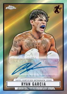 2024 Topps Chrome Boxing Autograph Ryan Garcia Card –