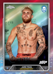 2024 Topps Chrome Boxing Base Jake Paul Card –