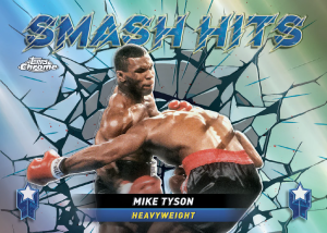 2024 Topps Chrome Boxing Insert Smash Hits Mike Tyson Card –