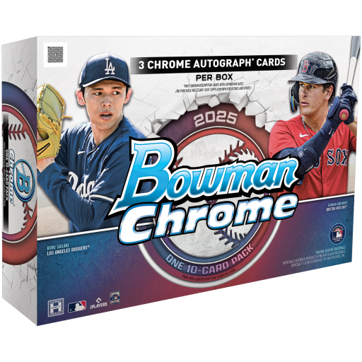 2025 Bowman Chrome Breaker Delight Baseball Box Card –