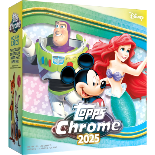 2025 Topps Chrome Disney Mega Box Card –