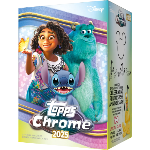 2025 Topps Chrome Disney Value Box Card –