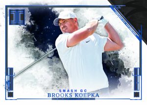 Brooks Koepka Base Photo Variations Blue - 2025 Panini Impeccable LIV Golf