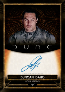 Duncan Idaho Autograph Card –