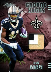 alvin kamara ground hoggs materials holo silver Card –