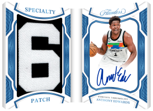 anthony edwards specialty patch booklet autographs platinum Card –