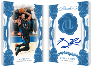 derrick rose booklet autographs platinum Card –
