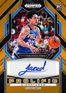 jared mccain profilic signatures gold Card –