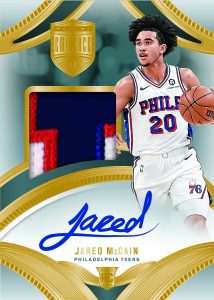 jared mccain rookie patch auto Card –