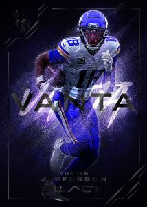 justin jefferson vanta Card –