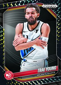 trae young base black finite Card –