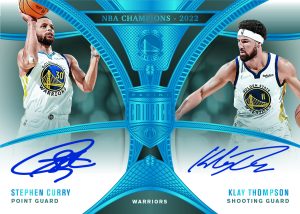 warriors nba champions dual auto platinum Card –