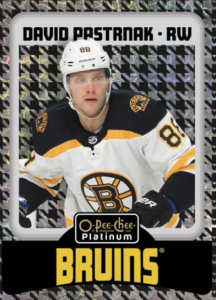 David Pastrnak Retro Card – 2024-25 Upper Deck OPC Platinum Hockey