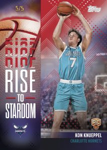 Kon Knueppel Rise to Stardom Insert Card –