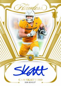 cam skattebo flawless rookie gem signatures gold Card –