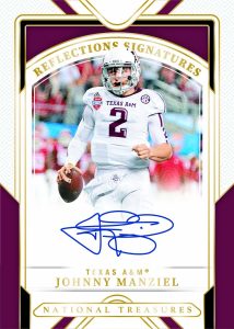 johnny manziel refelctions signatures Card –