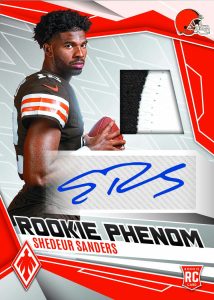 shedeur sanders rookie phenom jersey auto Card –
