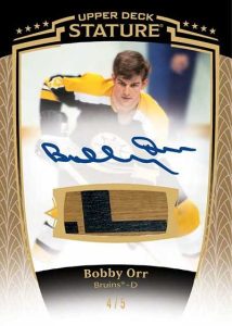 Bobby Orr Stick Autograph Card – 2024-25 Upper Deck Stature Hockey